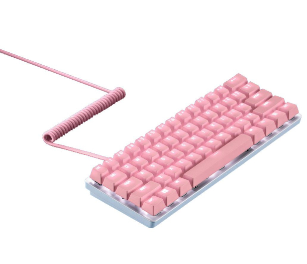 Razer PBT Keycap + Coiled Cable Quartz - 682380 - zdjęcie 2